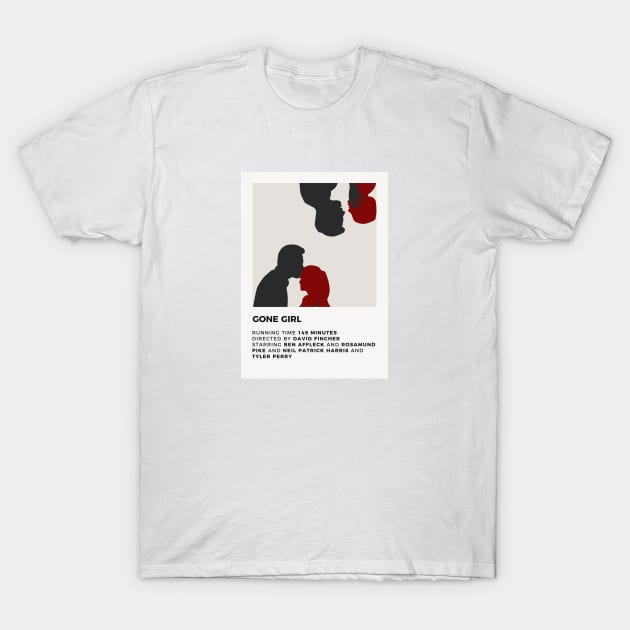 Gone Girl Minimalist Poster T-Shirt by honeydesigns